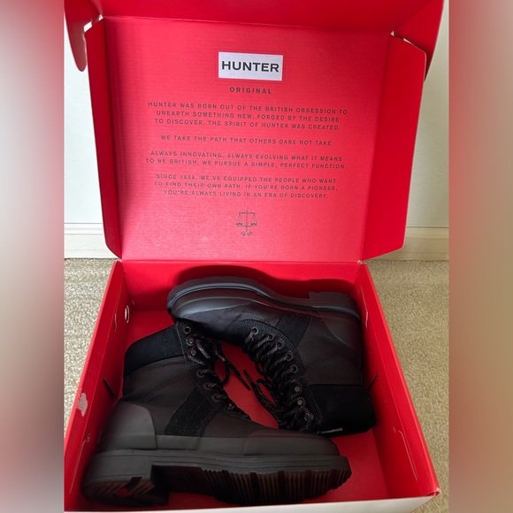 HUNTER Insulated commando boots size 6 - Picture 7 of 7